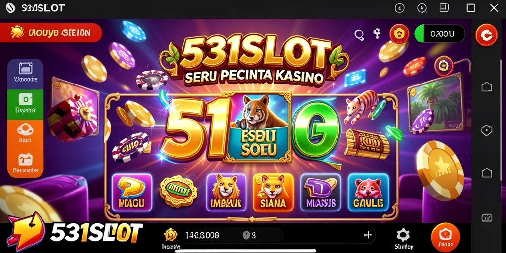 Tampilan gameplay seru dalam 531SLOT dengan mesin slot yang menarik.