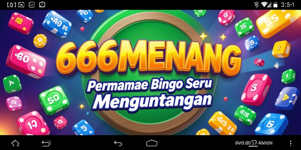 Tampilan antarmuka menarik permainan Bingo di 666MENANG.