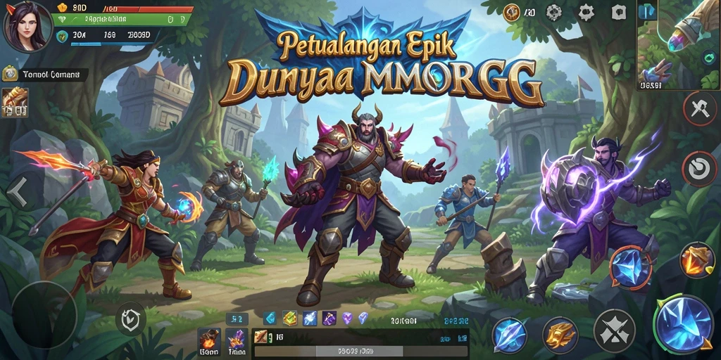 Gameplay seru dalam dunia fantasi yang luas di 8ID.