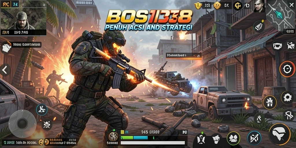 Screenshot gameplay TPS di BOS138 menampilkan aksi mendebarkan.