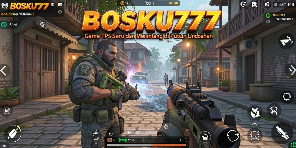 Tampilan gameplay intens dari BOSKU777 yang penuh aksi.