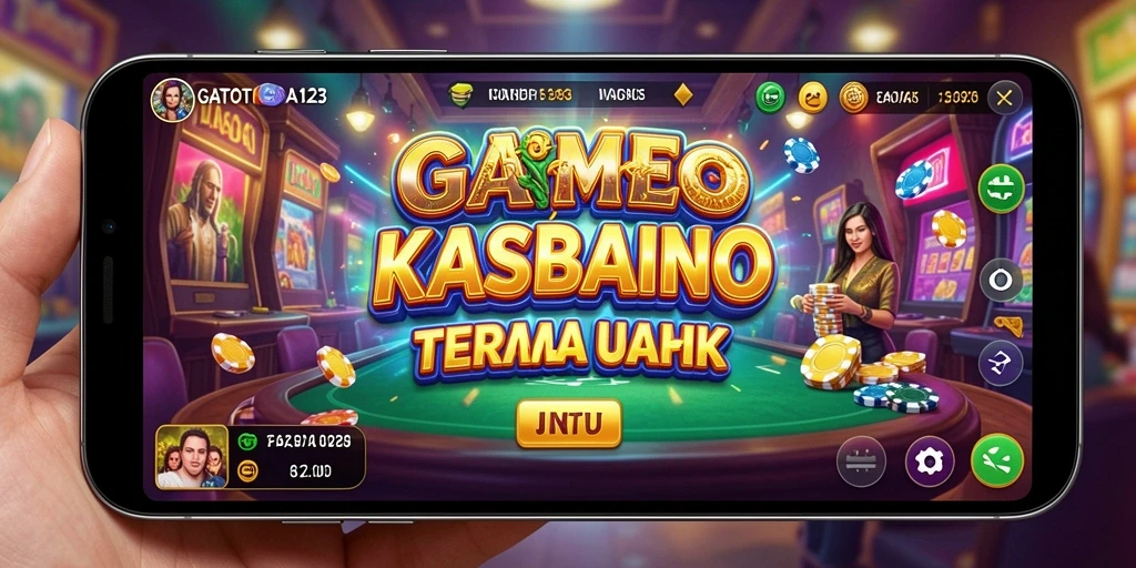 Tampilan gameplay menarik dari GATOTKACA123 dengan suasana kasino.