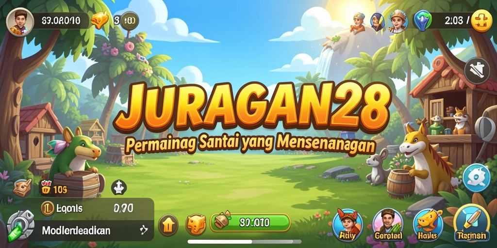 Tangkapan layar menunjukkan keseruan gameplay dari JURAGAN28.