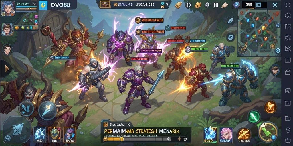 Tampilan gameplay OVO88 yang menarik dan mendebarkan.