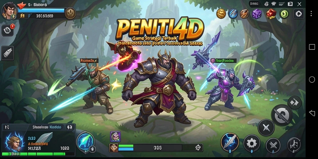 Tangkapan layar utama dari gameplay <strong>PENITI4D</strong> yang menggambarkan pertempuran seru.