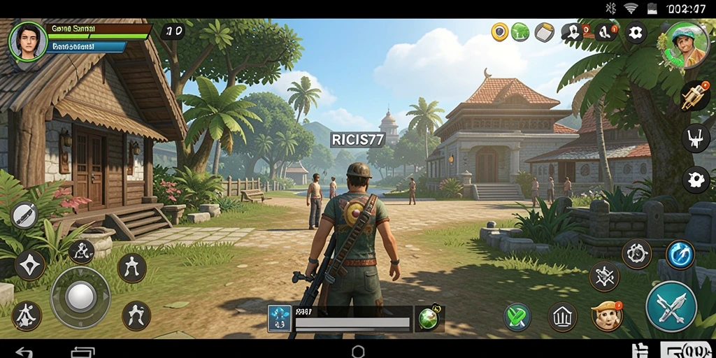 Tampilan gameplay menarik dari RICIS77 yang seru dan santai.