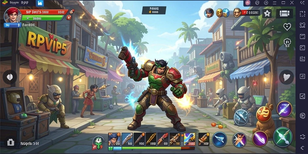 Tampilan gameplay RPVIP5 dengan grafis menawan dan interaksi menarik.