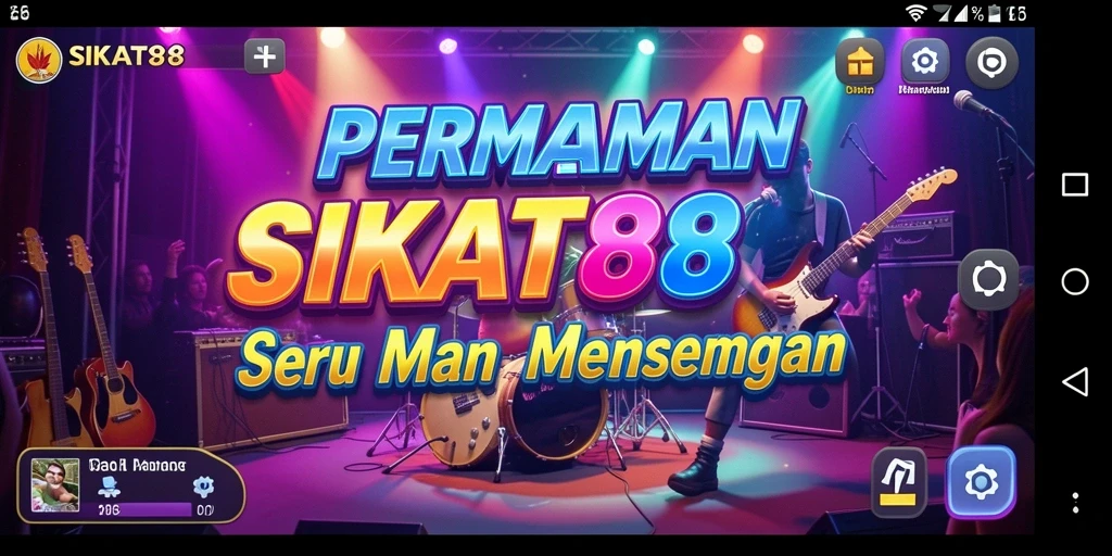 Tampilan gameplay seru dalam SIKAT88 yang membuat musik lebih hidup.