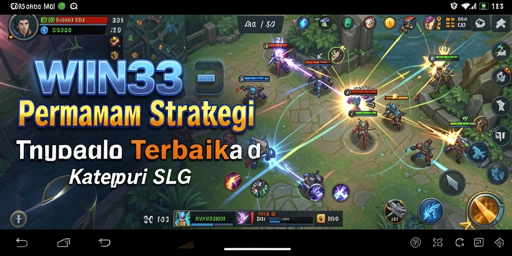 Tangkapan layar menampilkan pertempuran epik dalam WIN33.