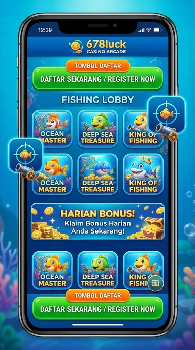 Screenshot aplikasi 678luck yang menunjukkan berbagai fitur menarik.